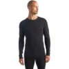 Icebreaker Men's Merino 175 Everyday Long Sleeve Crewe Thermal Top -Men Sportswear Store 104483001 2