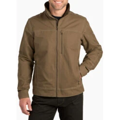 KUHL Men's Burr Jacket 7 KUHL Men's Burr Jacket -Men Sportswear Store 1052 burr jacket khaki front
