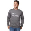 Cotopaxi Men's Do Good Crew Sweatshirt -Men Sportswear Store 1200x1200 png f20 m do good crew sweatshirt grey on model 02