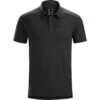 Arcteryx Men's Captive Short Sleeve Polo -Men Sportswear Store 14450 Captive Polo Shirt SS M Black S20