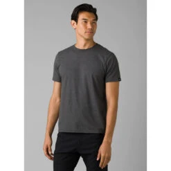 Men's PrAna Crew T-Shirt 14 Men's PrAna Crew T-Shirt -Men Sportswear Store 1971461 CHARCOALHEATHER