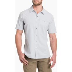 KUHL Men's Renegade Shirt -Men Sportswear Store 3069 renegade shirt ash front