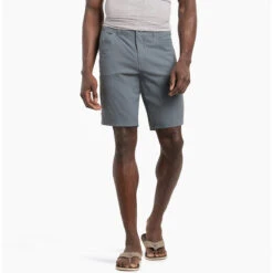 KUHL Men's Renegade Short -Men Sportswear Store 5121 ms renegade short 10 pewter front pdp photo