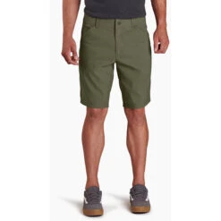 KUHL Men's Renegade Short -Men Sportswear Store 5121 renegade short burnt olive front cc pdp photo
