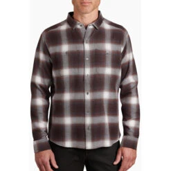 KUHL Men's Law Flannel Long Sleeve 8 KUHL Men's Law Flannel Long Sleeve -Men Sportswear Store 7373 law flannel ls deep mahogany front pdp photo 3b454f2f 5d97 4e5e 8bf9 23db1fe5cf76