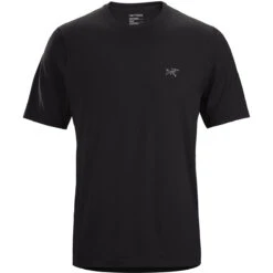Arcteryx Men's Cormac Short Sleeve Crew -Men Sportswear Store Cormac Crew SS Black 1