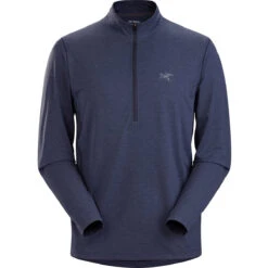 Arcteryx Men's Cormac Zip Neck Long Sleeve Shirt 7 Arcteryx Men's Cormac Zip Neck Long Sleeve Shirt -Men Sportswear Store Cormac Zip Neck Shirt LS Black Sapphire 3