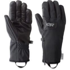 Outdoor Research Men's Stormtracker Sensor Gloves -Men Sportswear Store F20 M StormtrackerSensorGloves Black 244881 0001