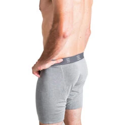 Men's Bamboo Comfort Boxer Brief -Men Sportswear Store M BoxerBriefs 1000x1000 HeatherGrey 1