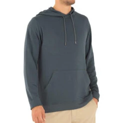 Men's Bamboo Fleece Pullover Hoody -Men Sportswear Store M FleecePullover Hoody BlueDusk 1 1