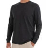 Men's Bamboo Flex Long Sleeve -Men Sportswear Store M FlexLS 1000px HeatherBlack 1