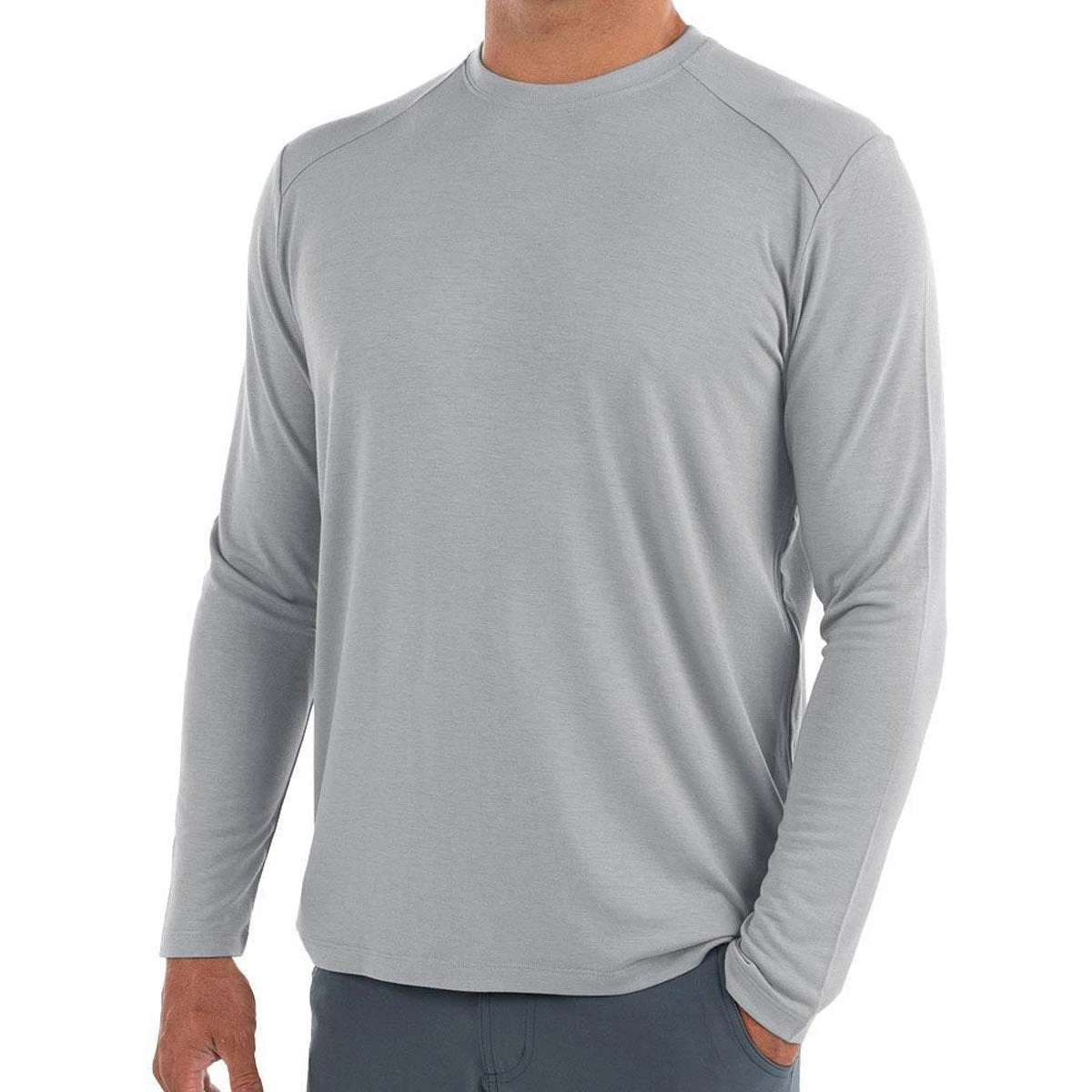 Men's Bamboo Midweight Long Sleeve 8 Men's Bamboo Midweight Long Sleeve - Image 6