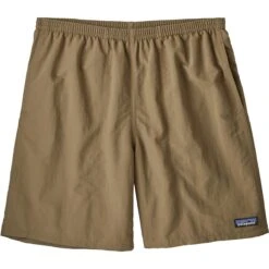 Patagonia Men's Baggies Longs - 7" -Men Sportswear Store Men s Baggies Longs 7 in 58034 Ash Tan