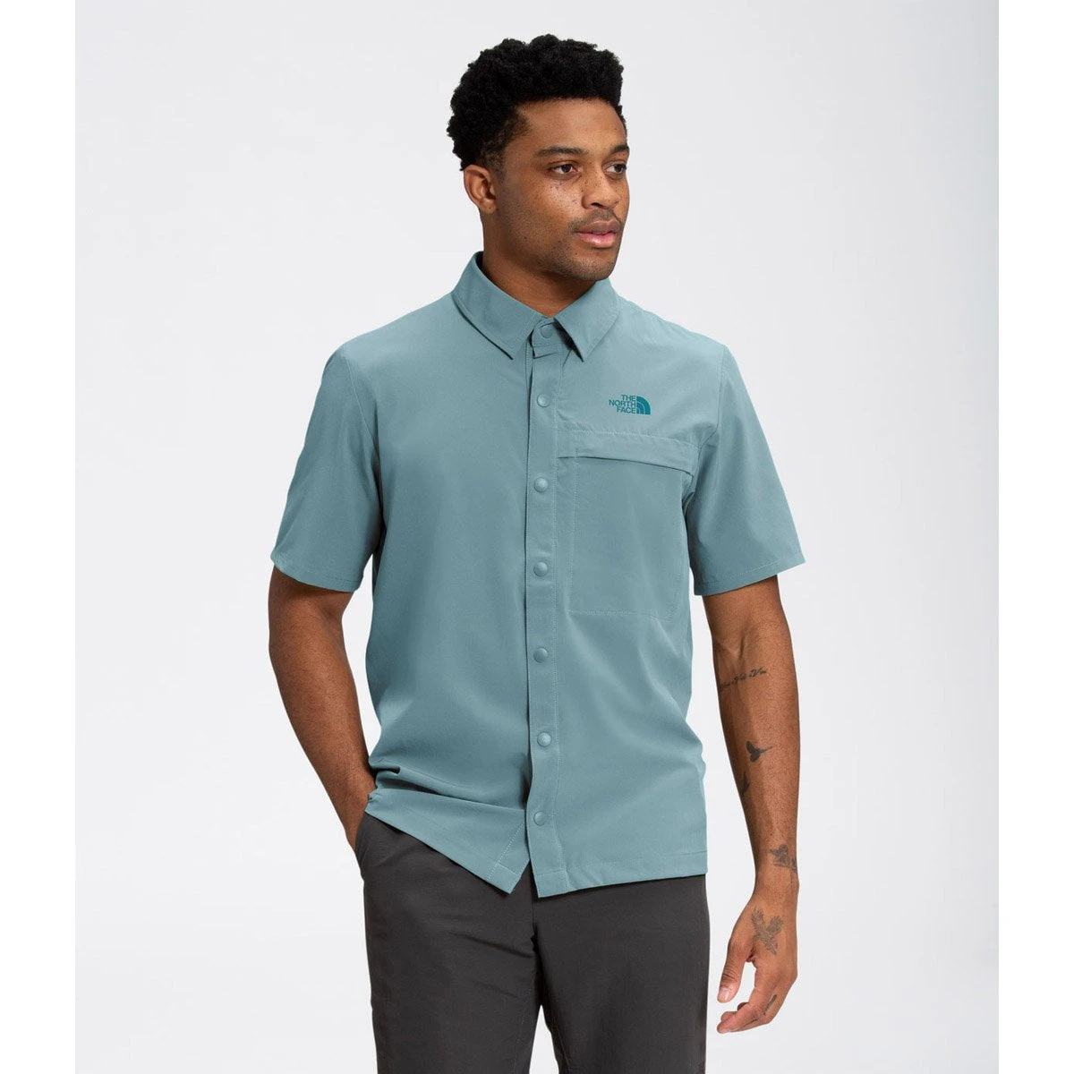 The North Face Men's First Trail Short Sleeve Shirt 4 The North Face Men's First Trail Short Sleeve Shirt - Image 2