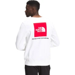 The North Face Men's Box NSE Cew Sweatshirt -Men Sportswear Store NF0A5A6V FN4 hero