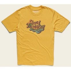 Men's Howler Electric Stencil T-Shirt 7 Men's Howler Electric Stencil T-Shirt -Men Sportswear Store S21 Select T HTC Flourish Pale Yellow Flat