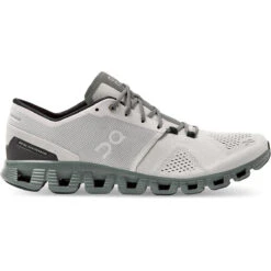 On Running Men's Cloud X -Men Sportswear Store Small PNG SS21 Cloud X Glacier Olive M Pack Shot 1 1