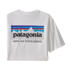 Patagonia Men's P-6 Mission Organic T-Shirt 10 Patagonia Men's P-6 Mission Organic T-Shirt -Men Sportswear Store WBF21 37529 WHI