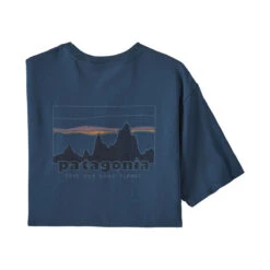 Patagonia Men's '73 Skyline Organic T-Shirt -Men Sportswear Store WBF21 37534 TIDB