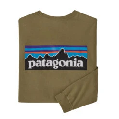 Patagonia Men's Long-Sleeved P-6 Logo Responsibili-Tee -Men Sportswear Store WBF22 38518 MOKH 1