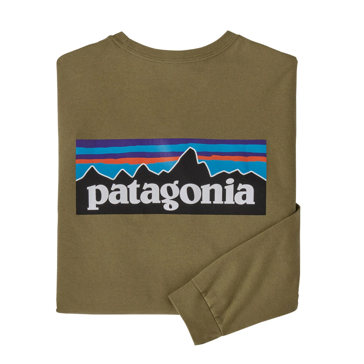 Patagonia Men's Long-Sleeved P-6 Logo Responsibili-Tee 10 Patagonia Men's Long-Sleeved P-6 Logo Responsibili-Tee - Image 8
