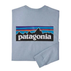 Patagonia Men's Long-Sleeved P-6 Logo Responsibili-Tee -Men Sportswear Store WBF22 38518 STME 1