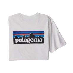 Patagonia Men's P-6 Logo Responsibili-Tee 28 Patagonia Men's P-6 Logo Responsibili-Tee -Men Sportswear Store WBS20 38504 WHI