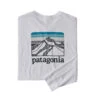 Patagonia Men's Long-Sleeved Line Logo Ridge Responsibili-Tee 2 Patagonia Men's Long-Sleeved Line Logo Ridge Responsibili-Tee -Men Sportswear Store WBS20 38517 WHI
