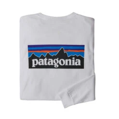 Patagonia Men's Long-Sleeved P-6 Logo Responsibili-Tee 16 Patagonia Men's Long-Sleeved P-6 Logo Responsibili-Tee -Men Sportswear Store WBS20 38518 WHI